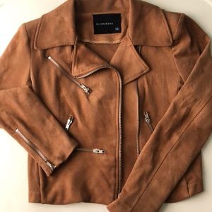 Faux suede jacket